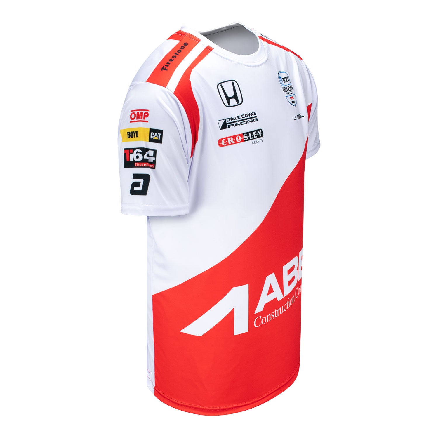 2025 Jacob Abel Jersey in White - Front Right View