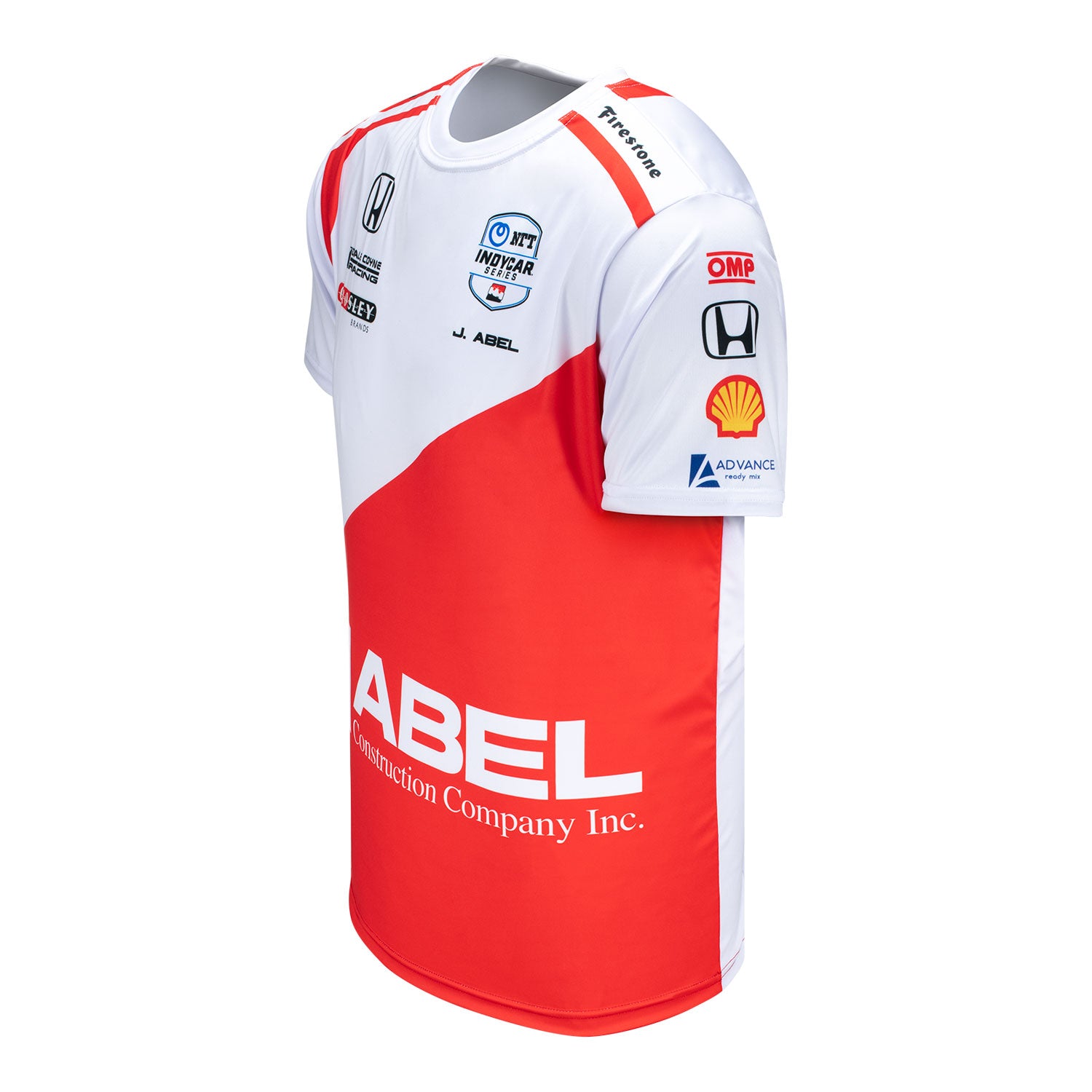 2025 Jacob Abel Jersey in White - Front Left View