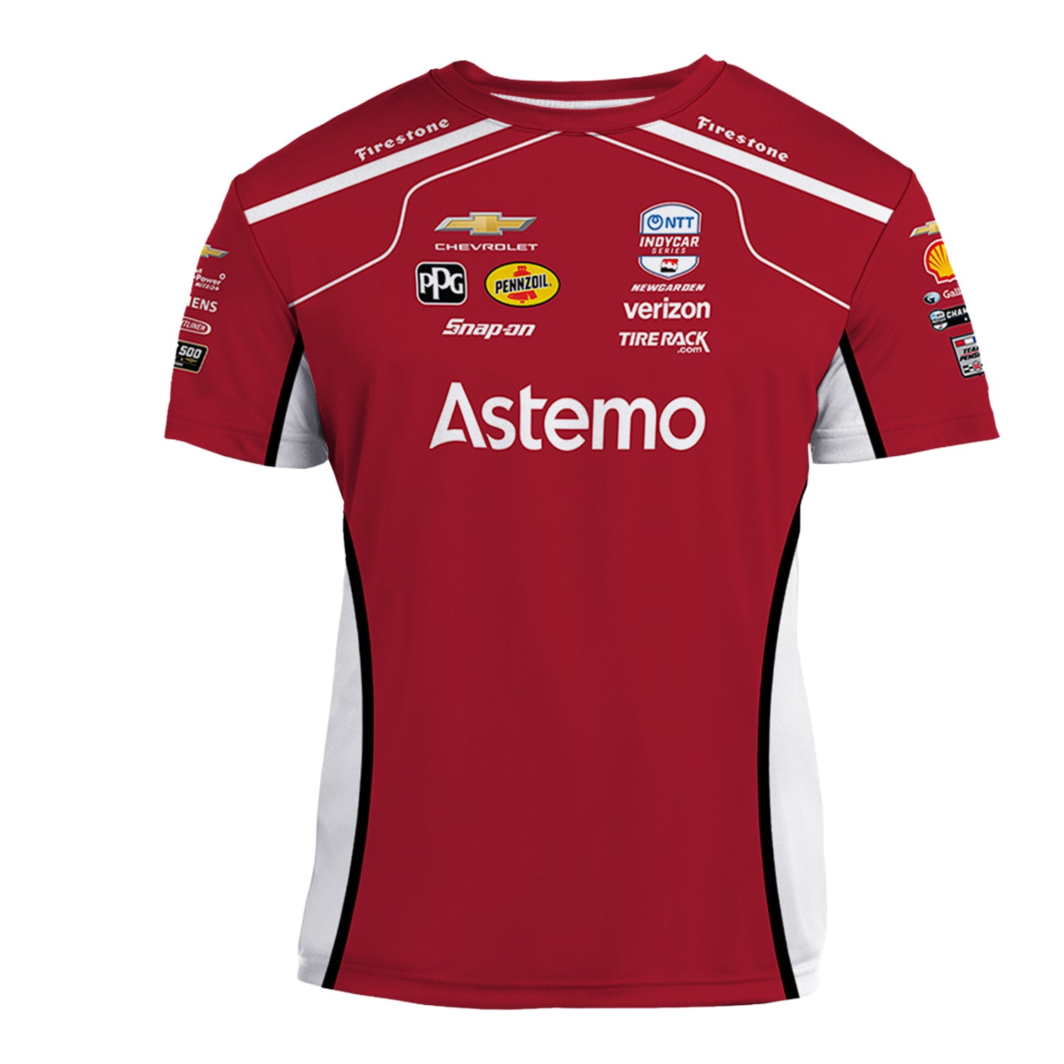 2026 Josef Newgarden Astemo Jersey in Red - Front View