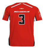 2026 Scott McLaughlin DEX Jersey in Red - Back View