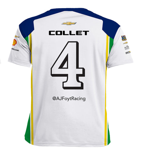 2026 Caio Collet Combitrans Amazonia Jersey in White - Back View