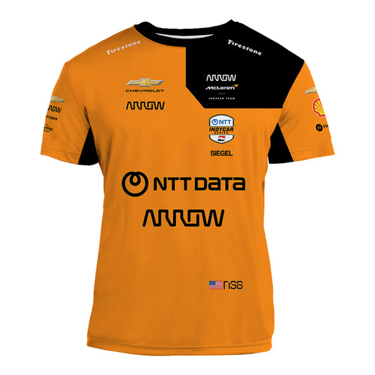 2026 Nolan Siegel Arrow McLaren Jersey in Orange - Front View