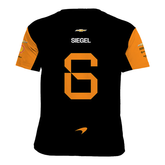 2026 Nolan Siegel Arrow McLaren Jersey in orange - Back View
