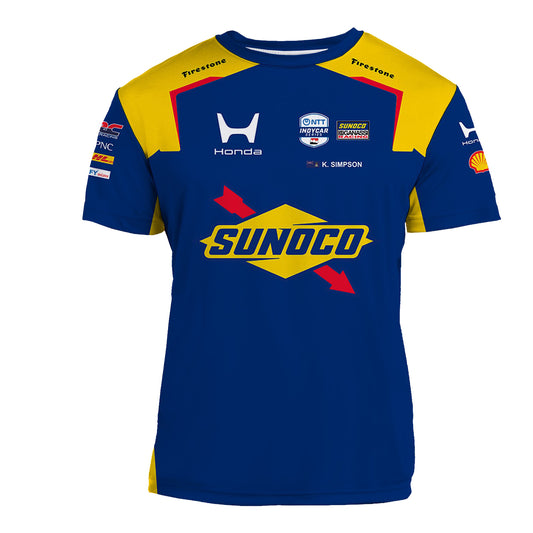 2026 Kyffin Simpson Sunoco Jersey in Blue - Front View