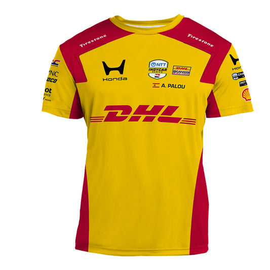 2026 Alex Palou DHL Jersey in Yellow - Front View