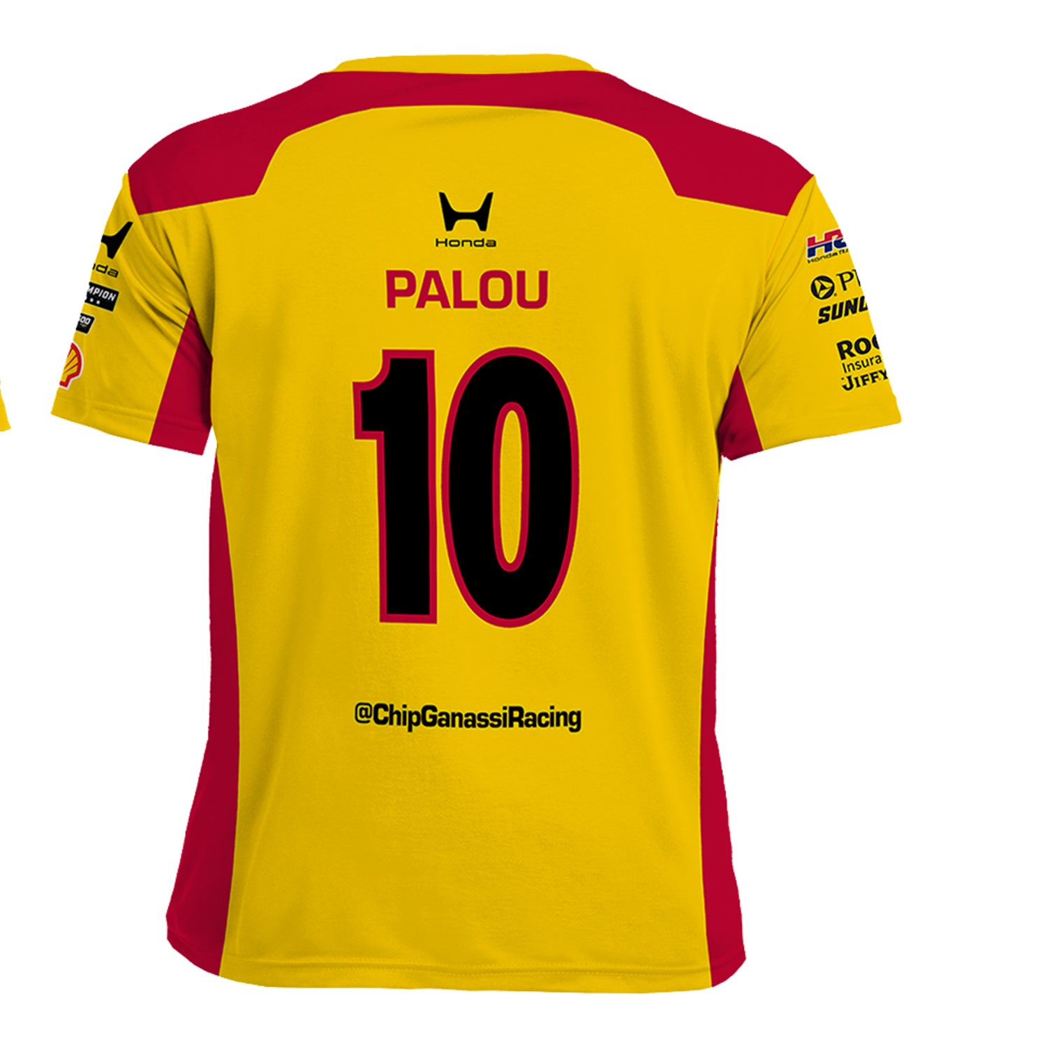 2026 Alex Palou DHL Jersey in Yellow - Back View