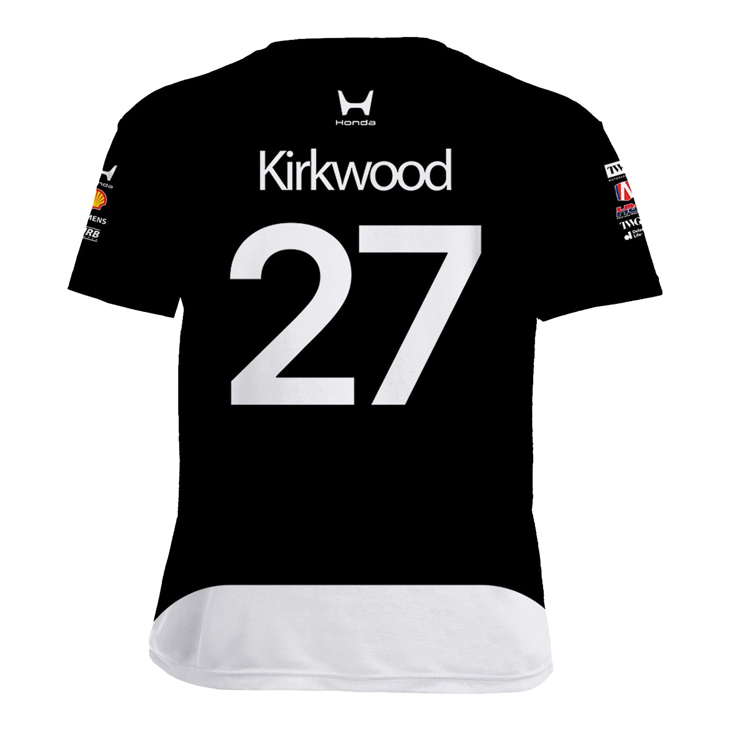 2026 Kyle Kirkwood Jersey in Black - Back View