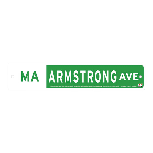 2023 Marcus Armstrong Street Sign