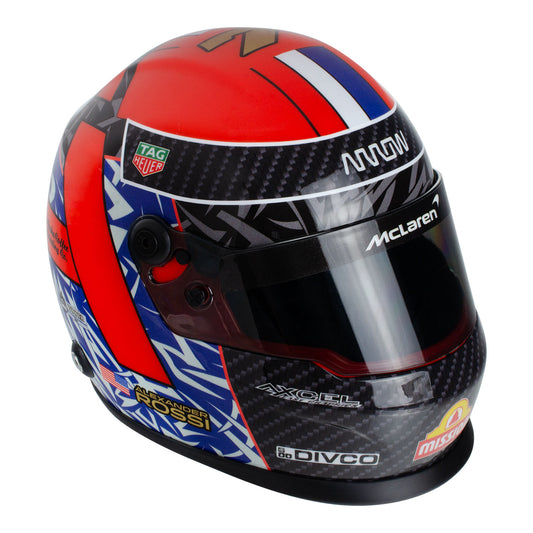2024 Alexander Rossi Mini Helmet - front view