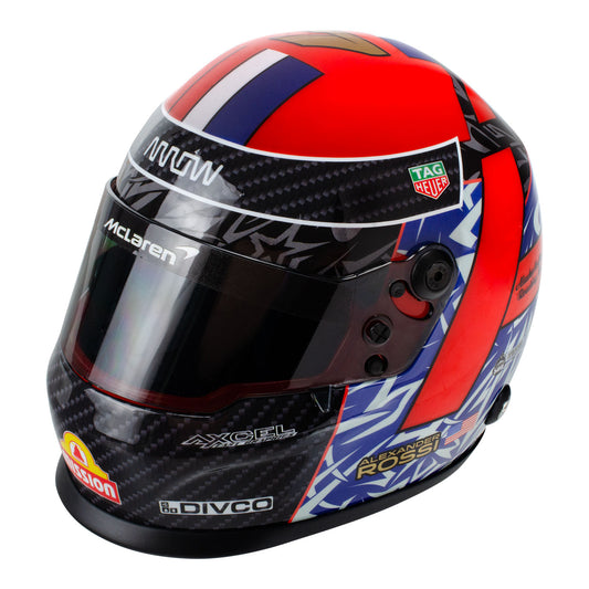 2024 Alexander Rossi Mini Helmet - front view