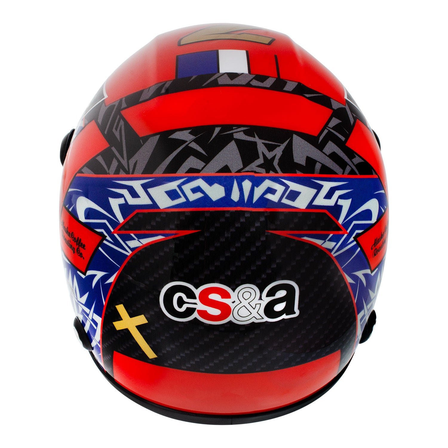 2024 Alexander Rossi Mini Helmet - back view