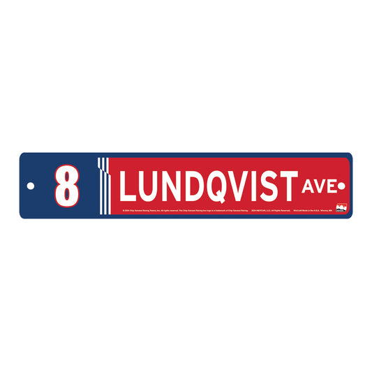2024 Linus Lundqvist Street Sign - front view