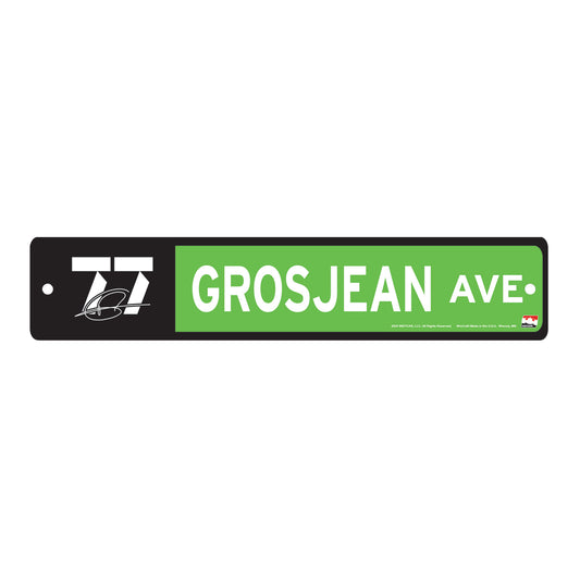 2024 Romain Grosjean Street Sign - front view