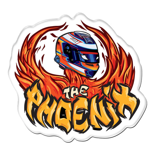 2024 Romain Grosjean Phoenix Magnet - front view