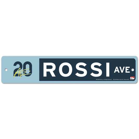 2025 Alexander Rossi Street Sign