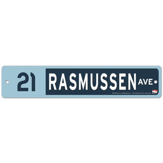 2025 Christian Rasmussen Street Sign