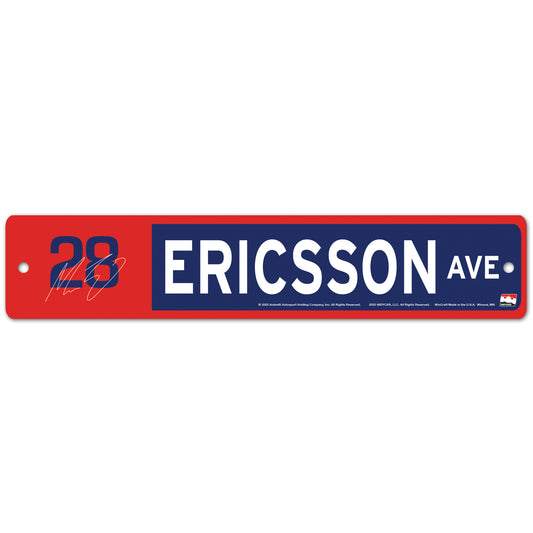 2025 Marcus Ericsson Street Sign