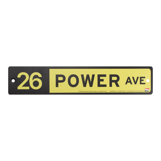 Will Power #26 Street Sign - Front View