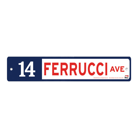 Santino Ferrucci #14 Street Sign - Front View