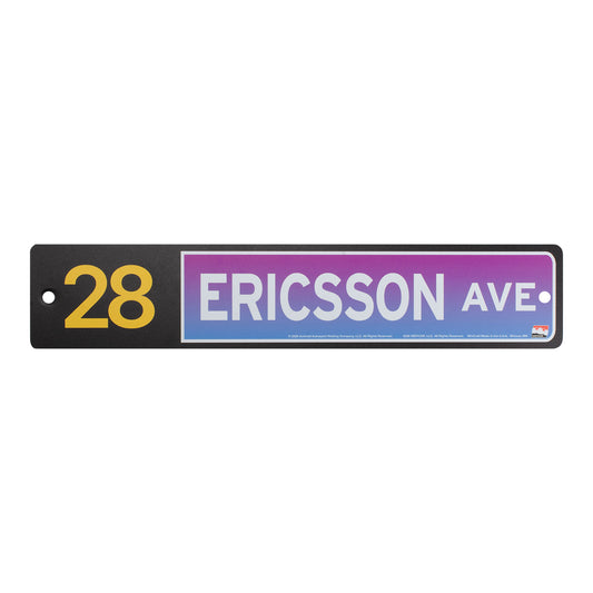Marcus Ericsson #28 Street Sign - Front View