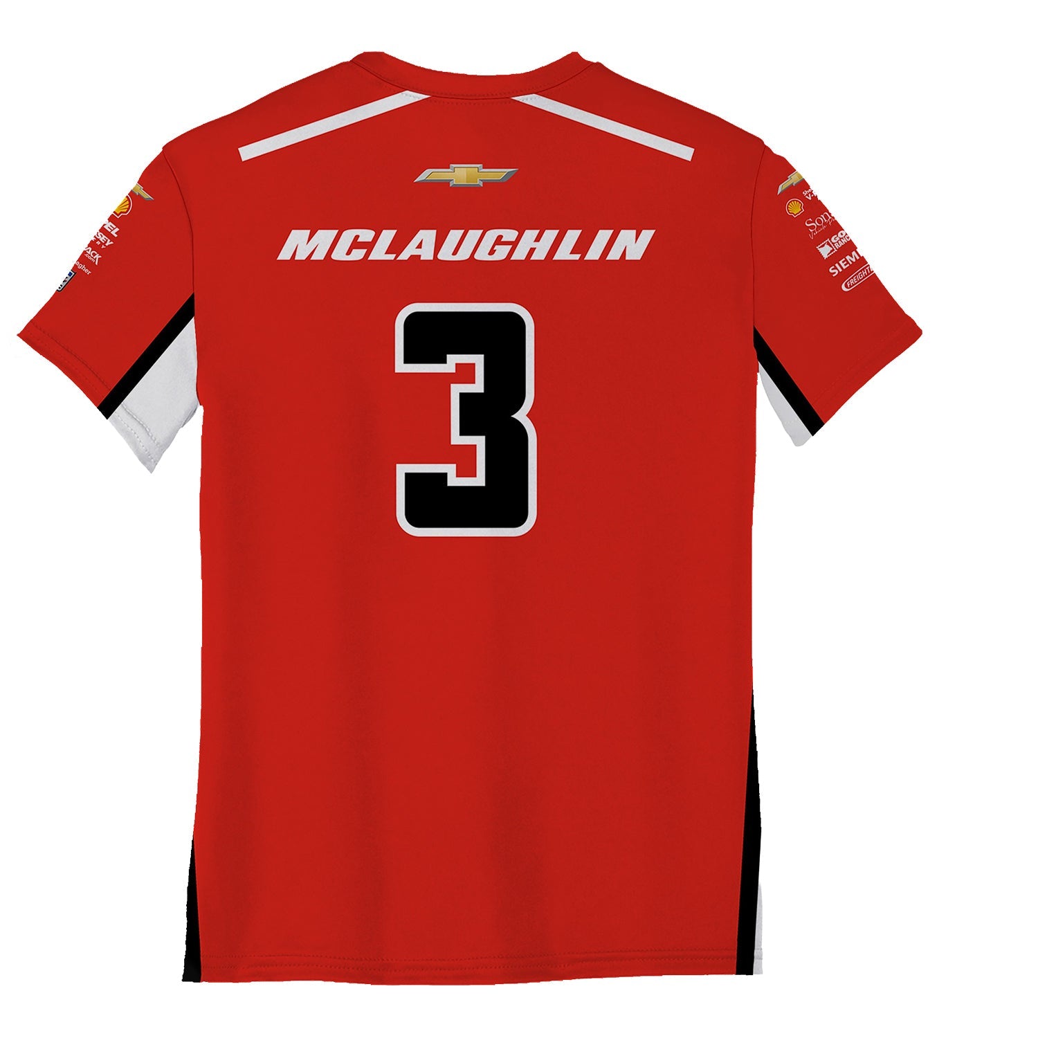 2026 Scott McLaughlin DEX Youth Jersey in Red - Back View