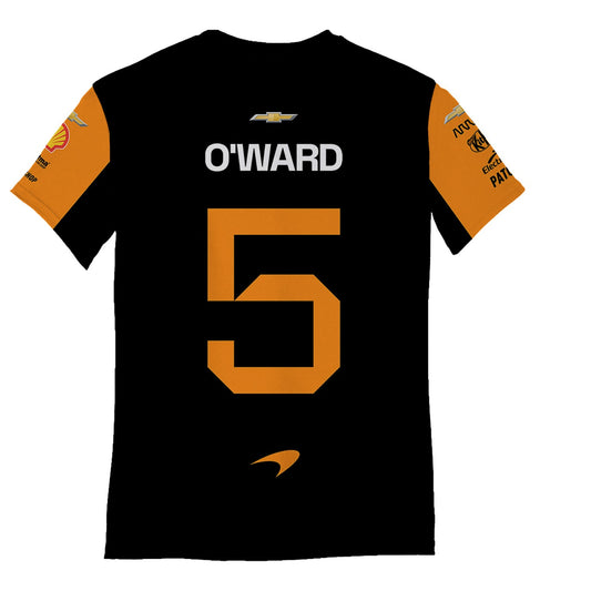 2026 Youth Pato O'Ward Jersey in Orange - Back View
