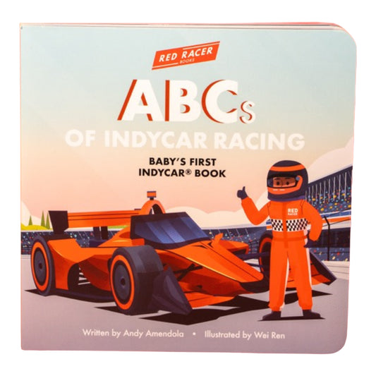ABC'S of INDYCAR Cardboard Book In Multi-Color - Front View