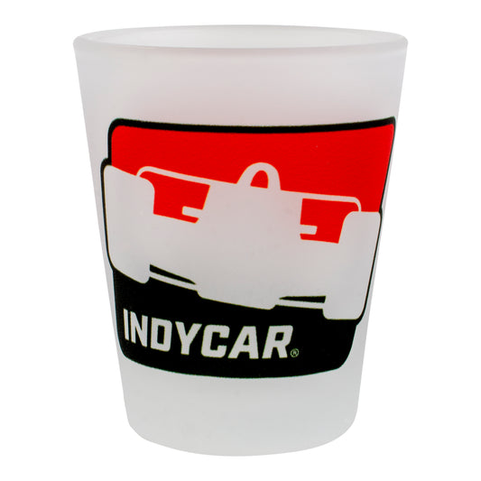 INDYCAR Frosted Shot Glass 2oz. - front view