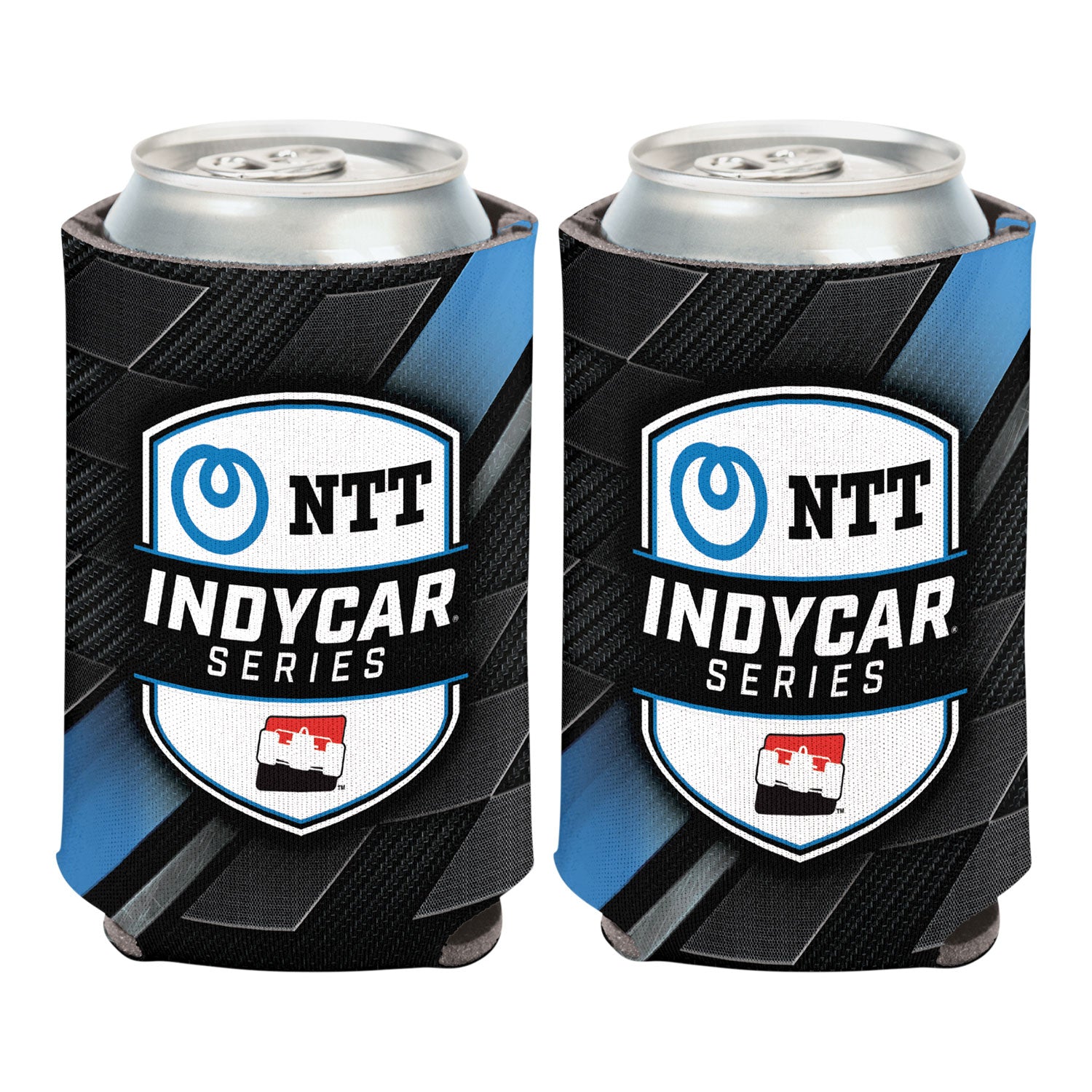 NTT INDYCAR Series Can Cooler - Front and Back View