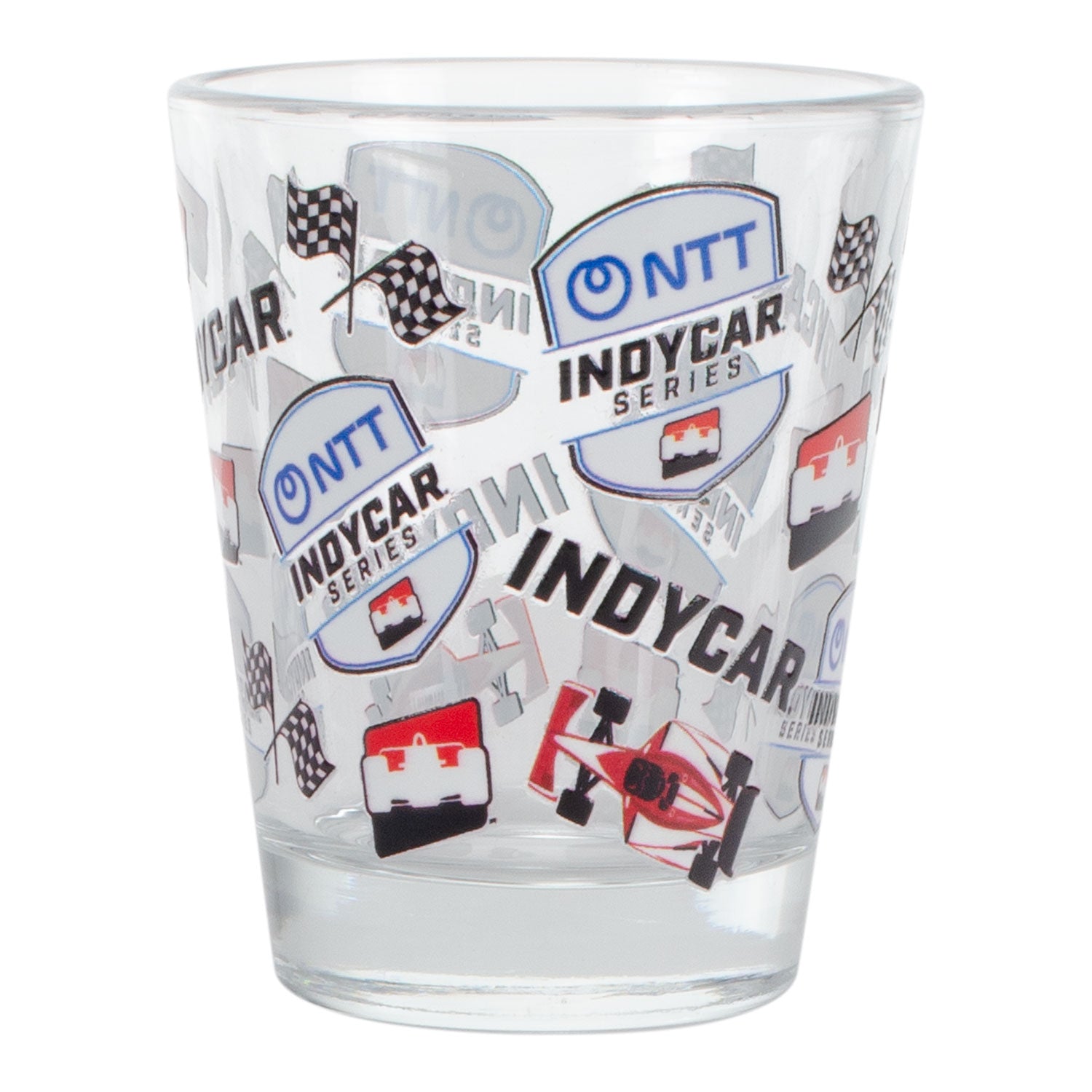 INDYCAR Icons Shot Glass In Multi-Color - Back View