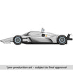 Blank Autograph 1:18 INDYCAR Diecast in White - Side View