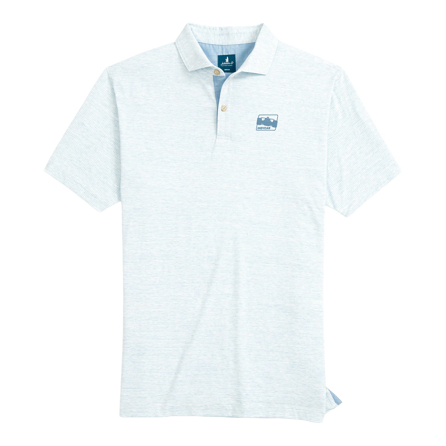 INDYCAR Johnnie-O Thatcher Polo in Blue - Front View