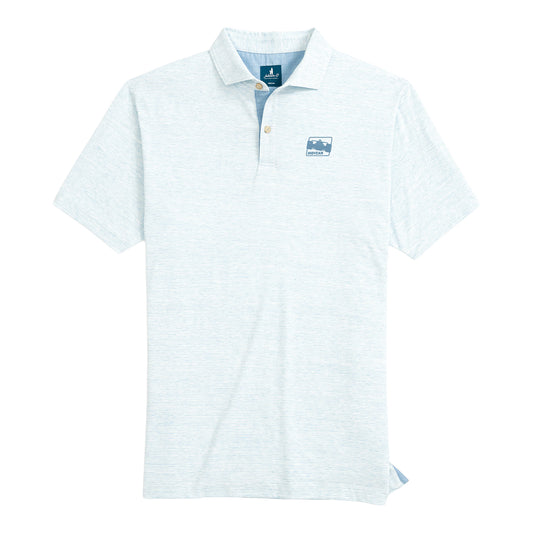 INDYCAR Johnnie-O Thatcher Polo in Blue - Front View