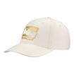 INDYCAR Cream Tonal Slide Buckle Hat in cream, side view