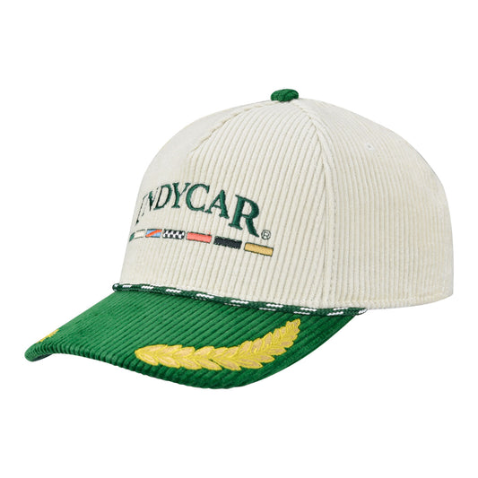 INDYCAR Vintage Flag Corduroy Hat - Front Left View