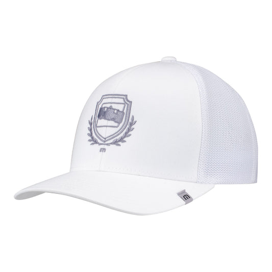 INDYCAR Travis Mathew Widder 2.0 Hat in White - Front Left View