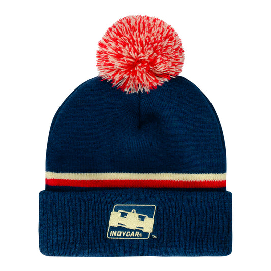 INDYCAR Beanie in blue - Front View