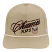 2025 INDYCAR Champion Hat in Tan - Front View