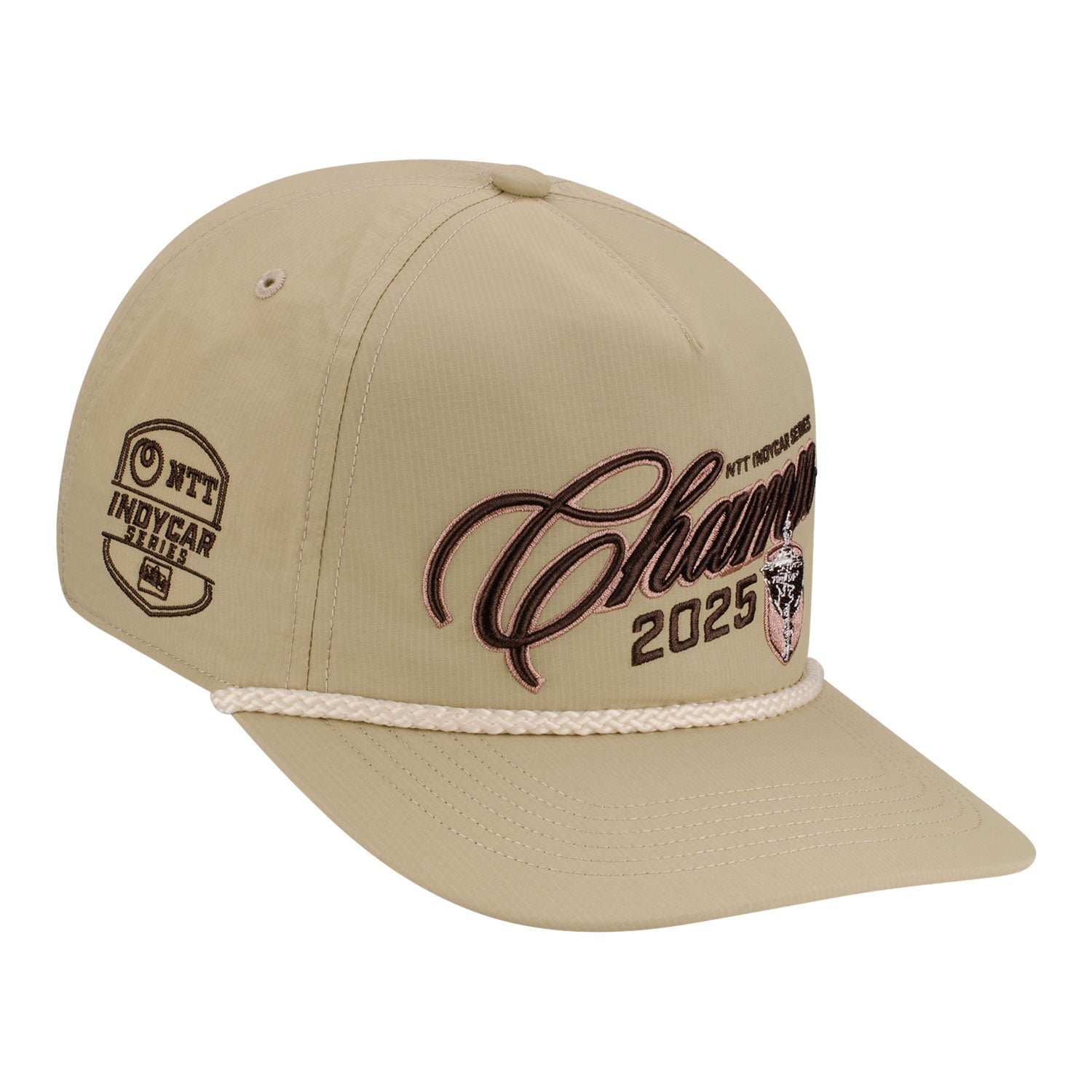 2025 INDYCAR Champion Hat in Tan - Front Right View