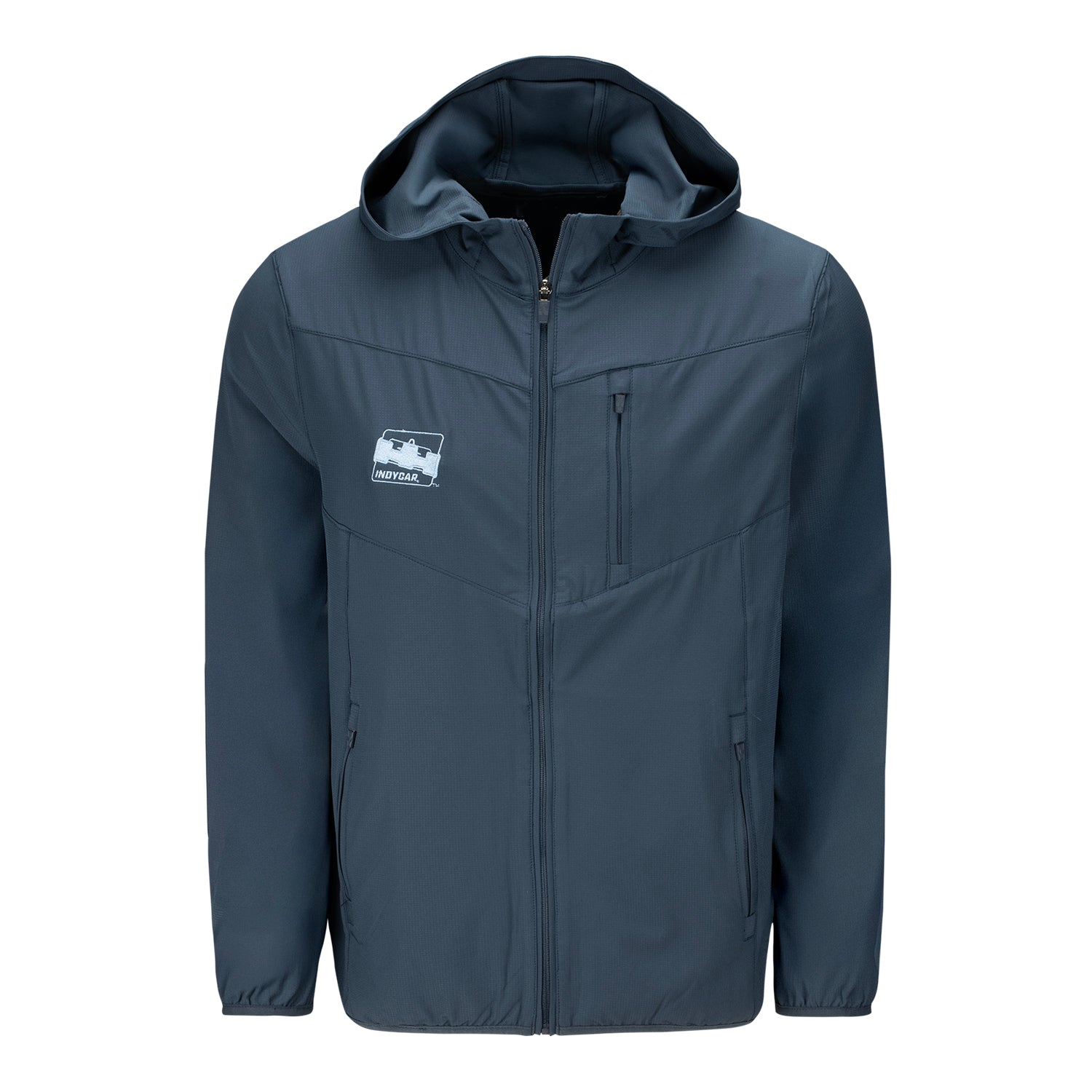 INDYCAR Flag & Anthem Pivot F/Z Jacket in Black - Front View