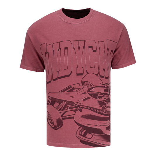 INDYCAR Unisex Graphic T-Shirt in Red - Front View