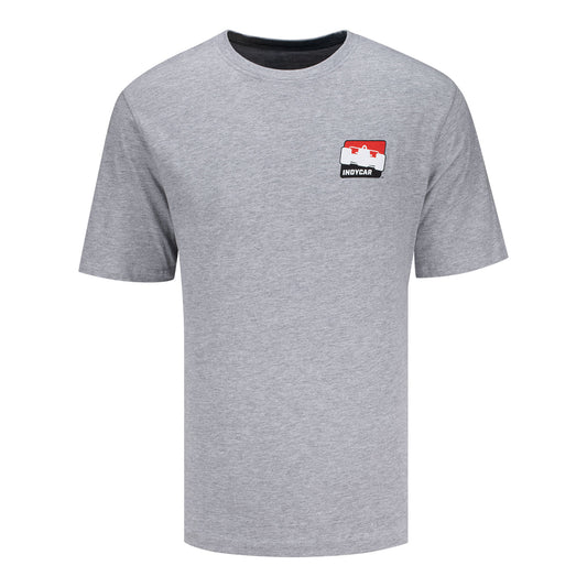 INDYCAR Blueprint Pembrooke T-Shirt in Grey - Front View