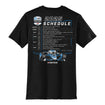 2025 NTT INDYCAR Series Schedule T-Shirt - Back View