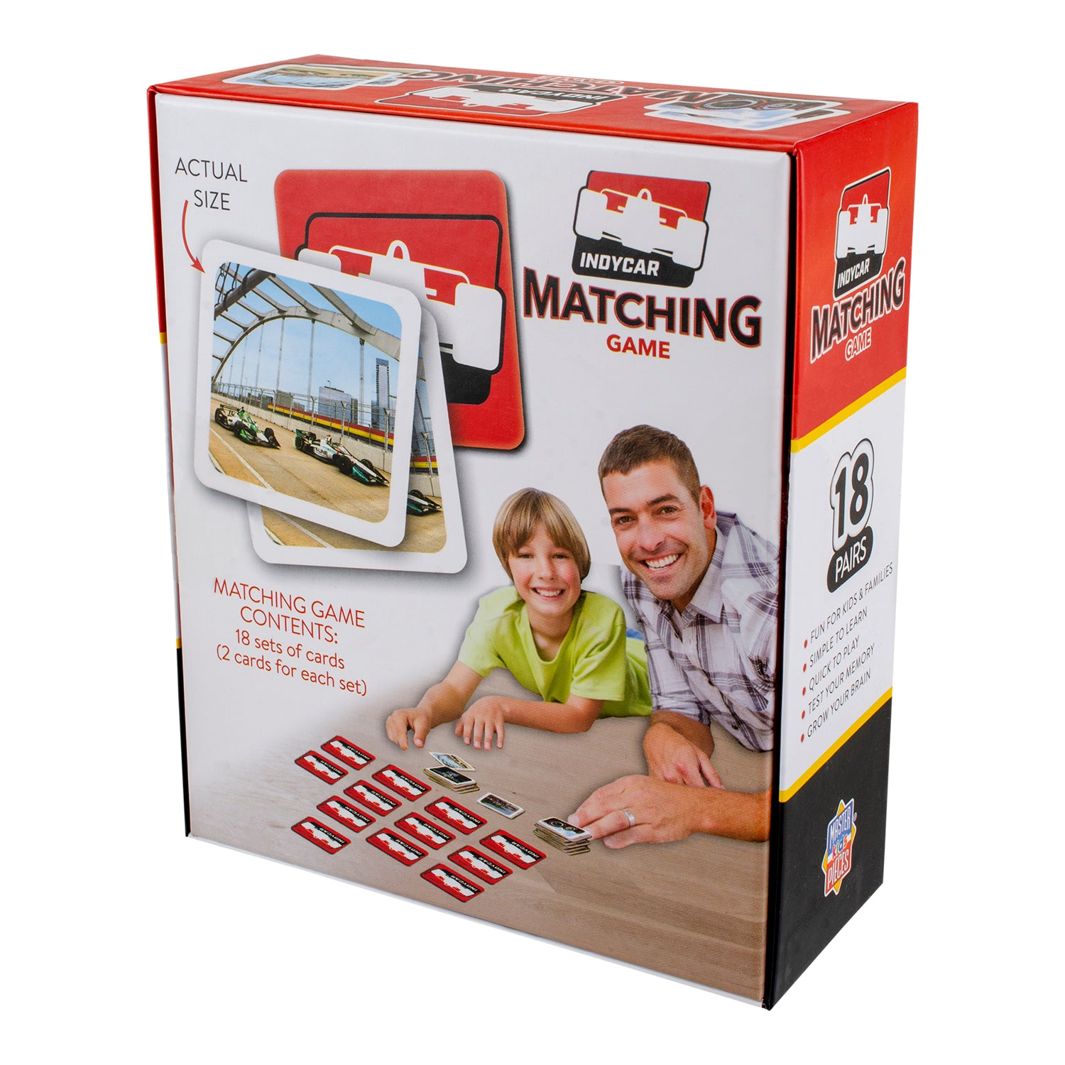 INDYCAR Matching Game - back view