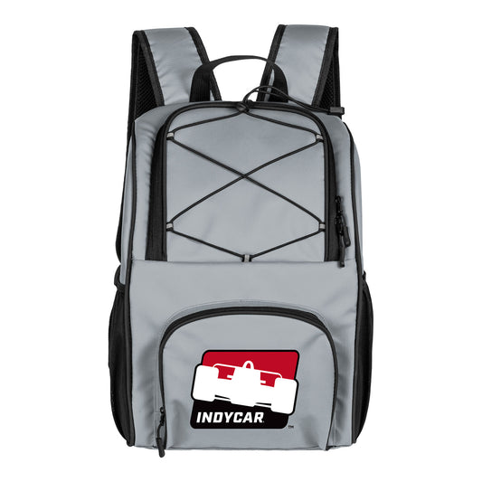 INDYCAR Backpack Cooler In Grey - Front View