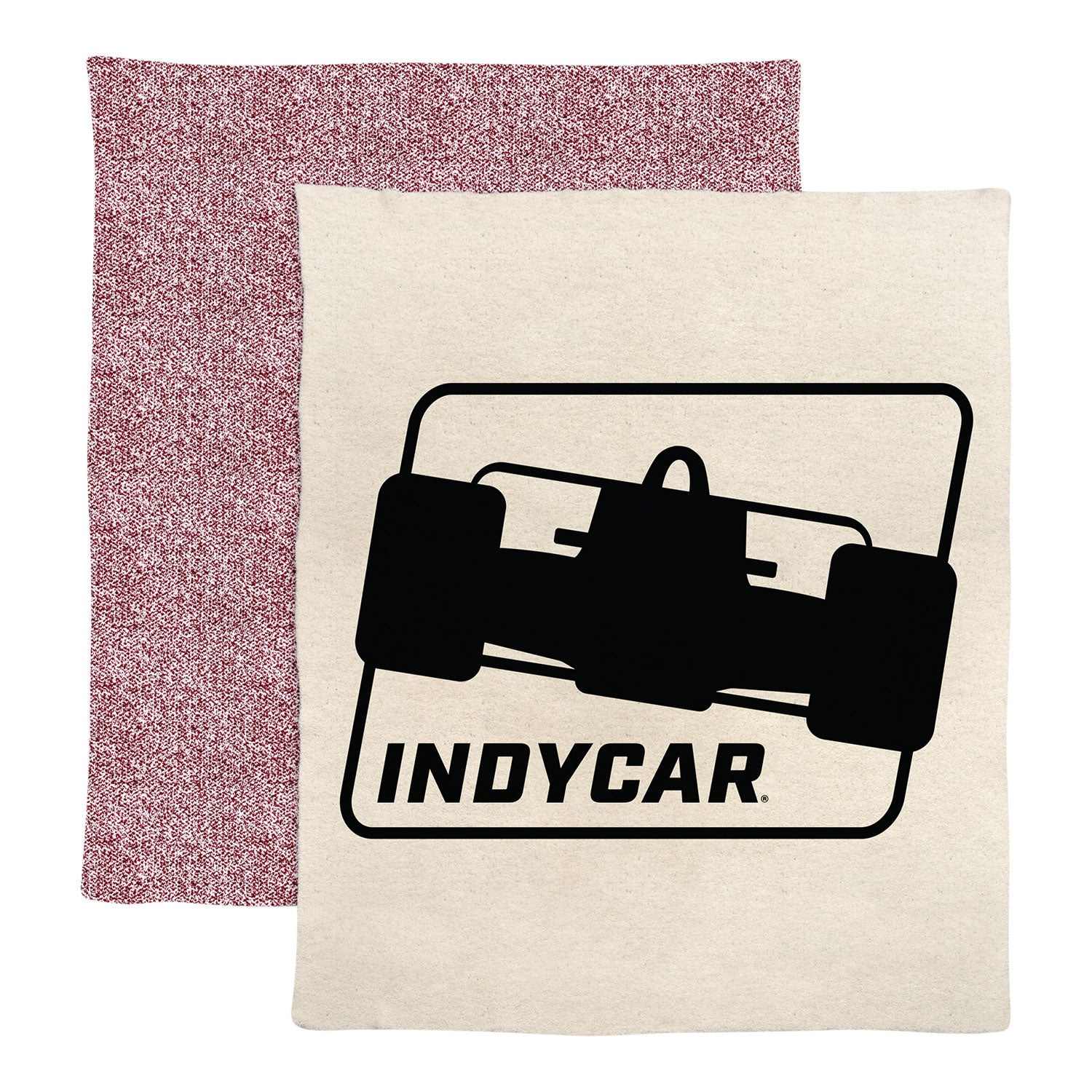 INDYCAR Luxe Dream Blanket - Front and Back View