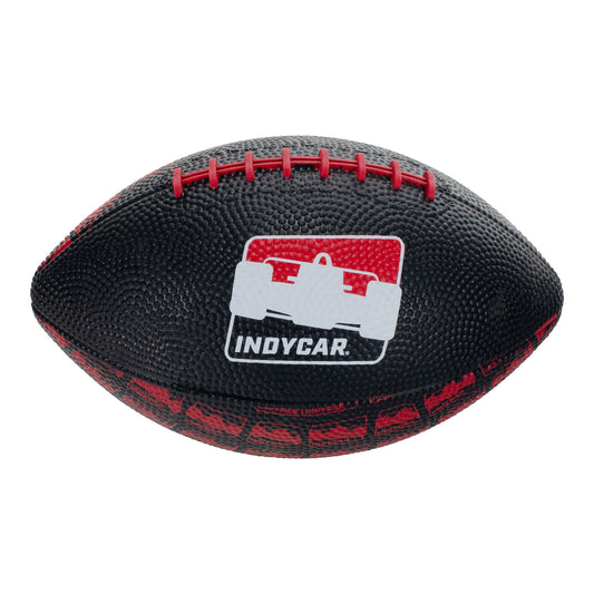 INDYCAR Mini Football in Black - Front View