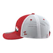 IndyCar Firehawk Youth Hat in red, side view