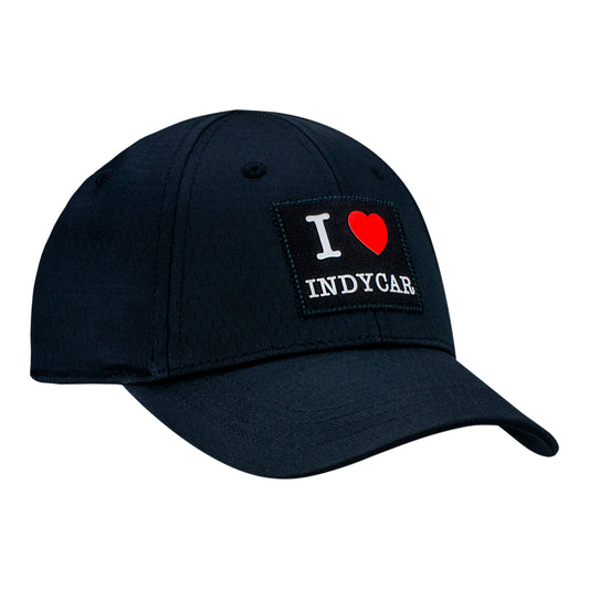 Toddler INDYCAR I Heart Patch Hat - front view