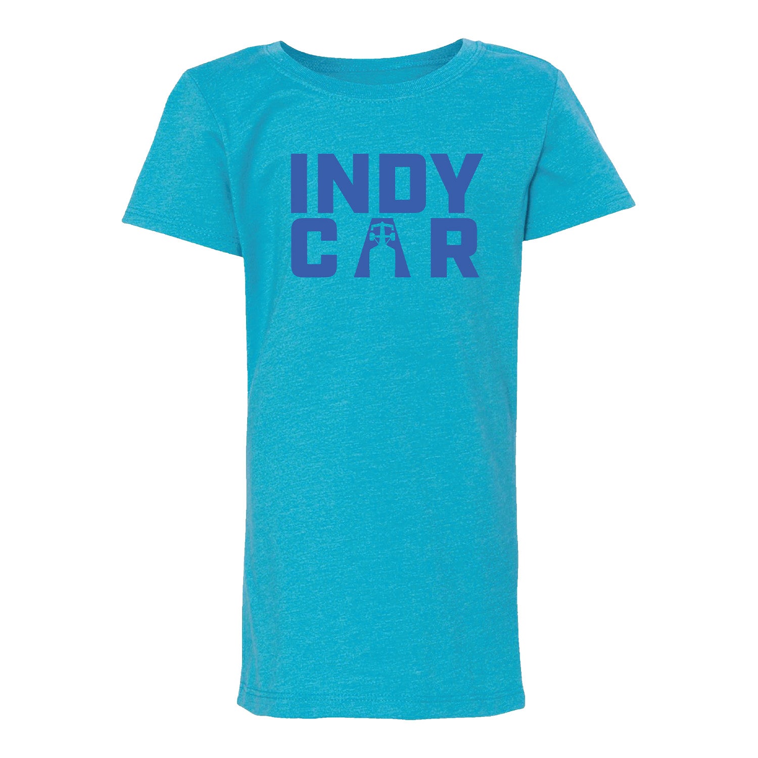 INDYCAR Youth Girls T-shirt in Blue - Front View